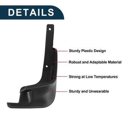 Set of 4 Mud Flaps Splash Guards for Toyota Ractis (2012–2018)