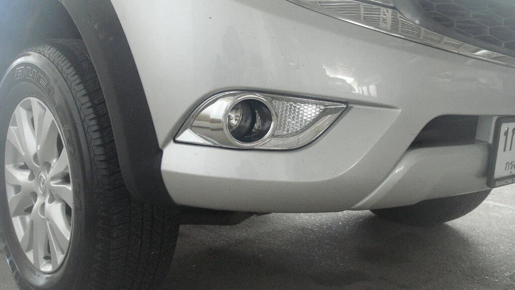 Chrome Fog Lamp Covers for Mazda BT-50 2nd Gen (2012-2017)