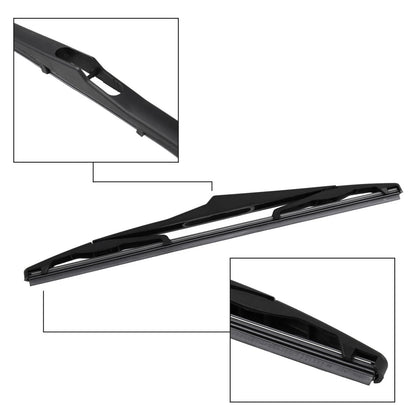 338mm 13" Rear Window Wiper Blade Arm Set for Jeep Wrangler (2007-2018)