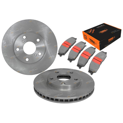 Front Disc Brake Rotors and Pads Kit for Toyota Avalon (2003–2005)