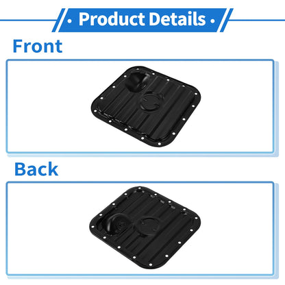 1 Pc Engine Oil Pan No.1210231040 for Toyota Lexus GS (2012) Steel Black