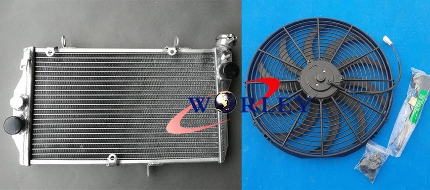 Aluminum Radiator with Fan for Honda CBR1100 CBR1100XX (1997–2003)