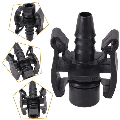 2Pcs Expansion Water Tank Water Hose Straight Connector Accessories for Car