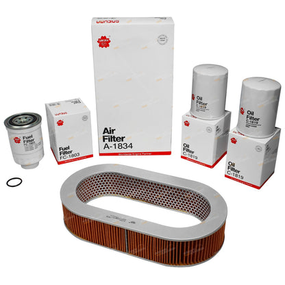 Air Oil Fuel Filter Service Kit for Nissan Patrol GU (2000–2002)