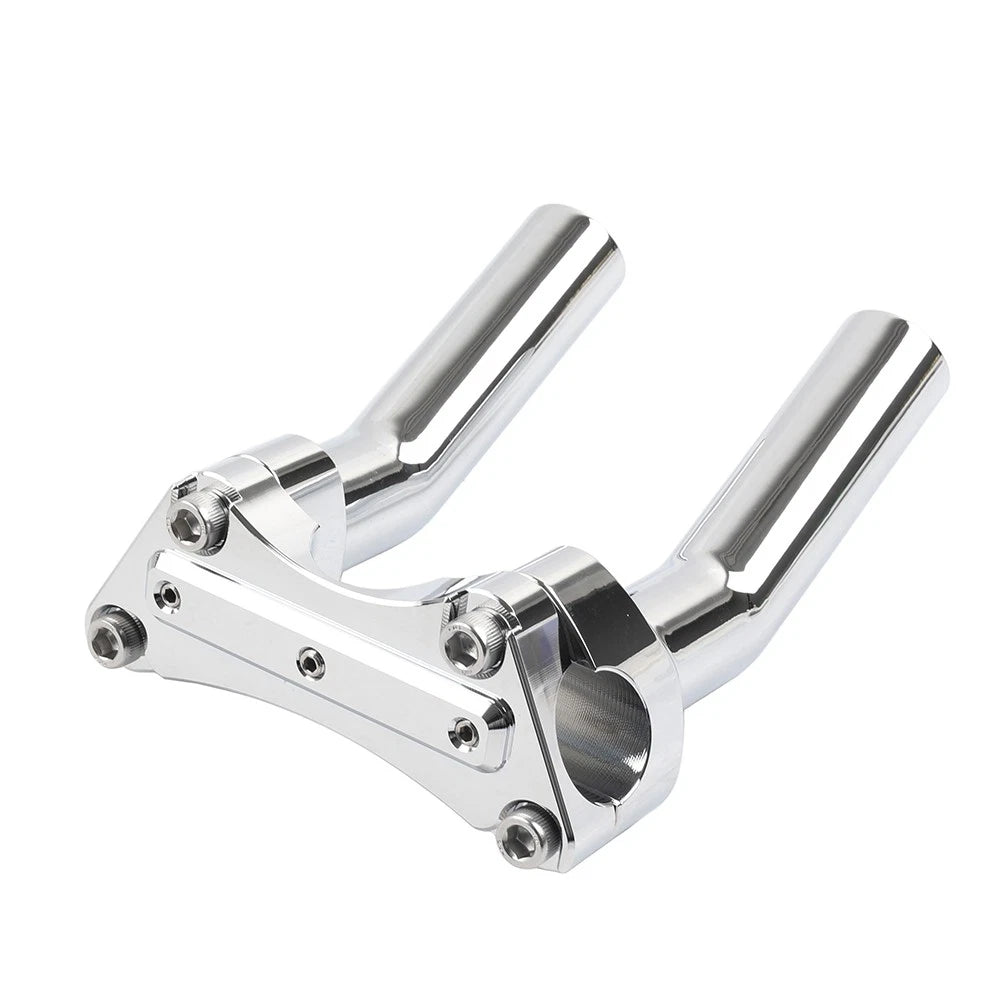 5.5" D Pullback Handlebar Riser Top Clamp for Harley Dyna Sportster XL1200 (1" Bar)