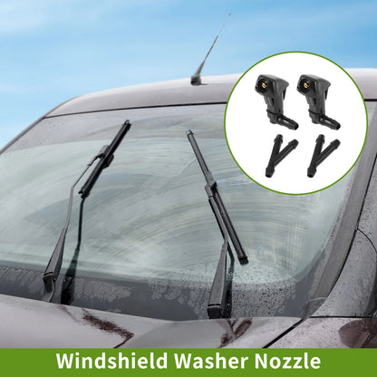Set of 1 Windshield Washer Nozzle w/ Hose Connector for Honda  No.76815SDAA11