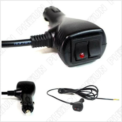 12V 10ft Cigarette Socket Plug Connector for Car Truck On Off Toggle Switch