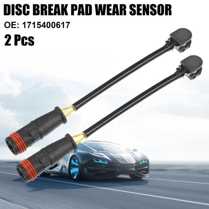 2 x Front Rear Disc Brake Pad Wear Sensors for Mercedes-Benz SL500 (2003-2006)