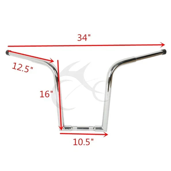 Ape Hanger Handlebar Chrome for Harley Sportster