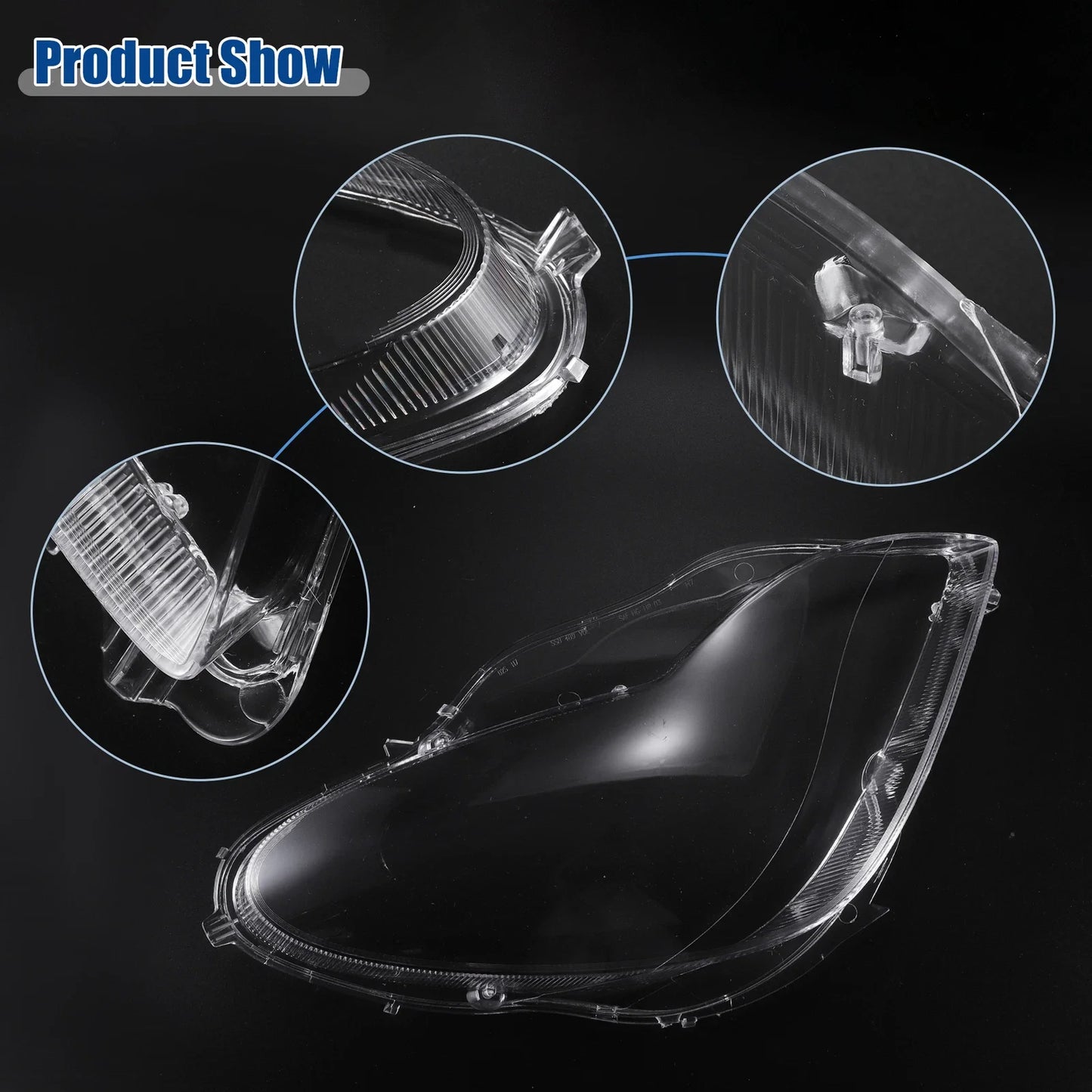 Clear Lens Covers for Mercedes W219 CLS Class (2006-2010) - 1 Pair