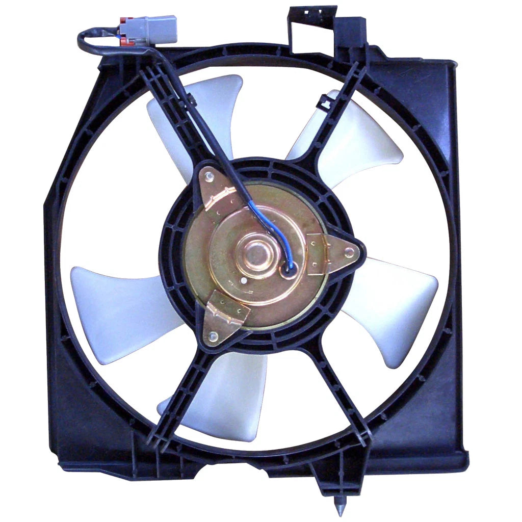 AC condenser cooling fan assembly for Mazda 323 Protege (1998–2003)