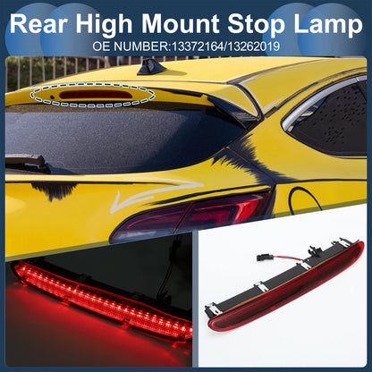 LED Third Brake Light for Opel Astra J (2009–2017) Red Housing