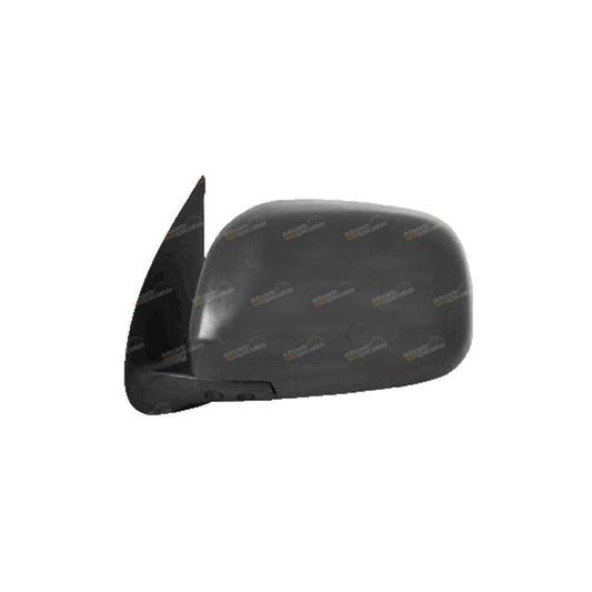 Left Black Manual Side Door Mirror for Toyota Hilux (2005–2015)