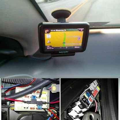 10 x 12V automotive fuse adapter with connector and fuse holder