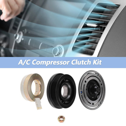 AC Compressor Clutch Kit for Buick Regal 3.8L (1996–2004) V5 12V 6 Groove