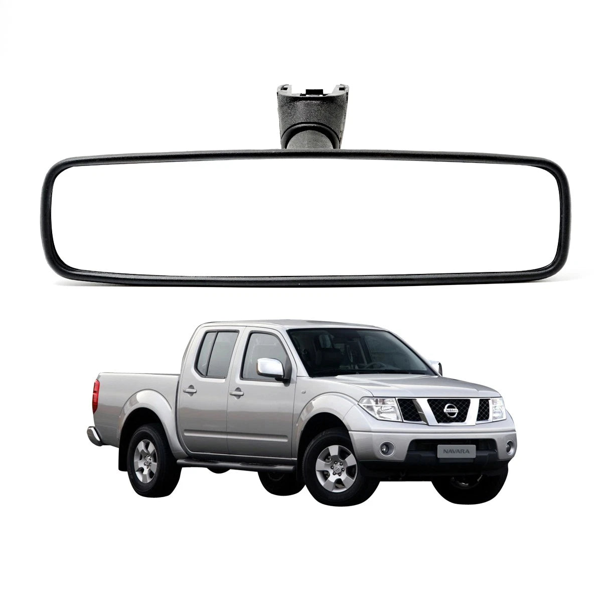 Inside Rear View Mirror for Nissan Navara D40 (2005–2015)