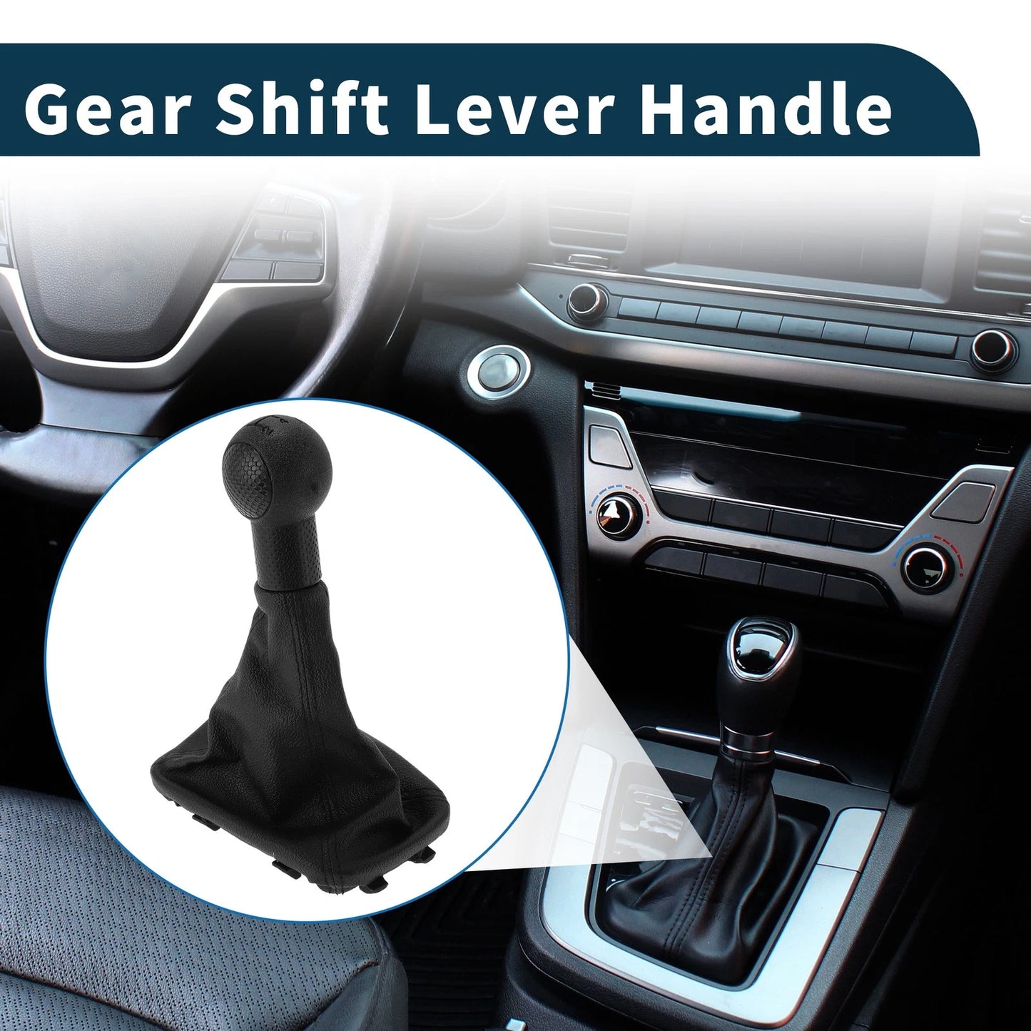 Manual Transmission Gear Shift Knob for Chevy Sail (2009–2015) Plastic