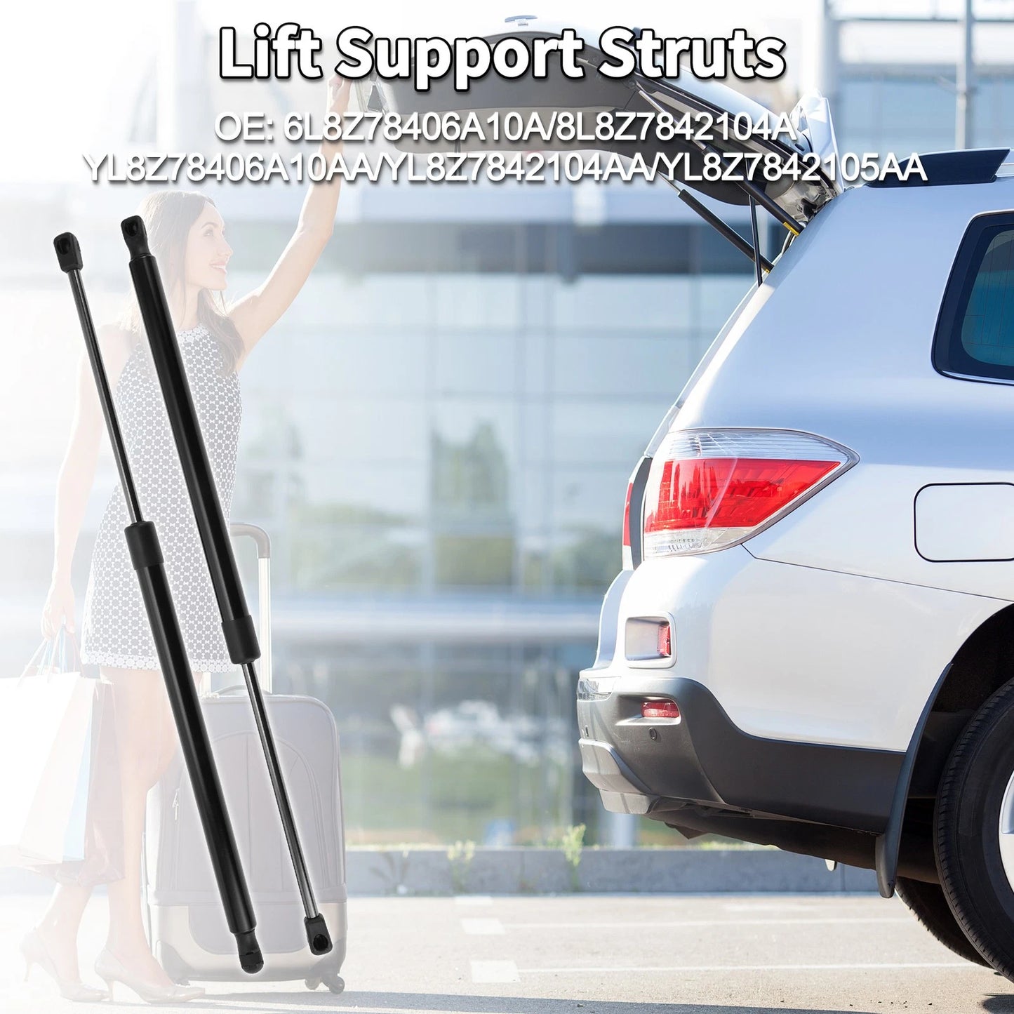 Rear Hatch Lift Supports Struts No. 6L8Z78406A10A for Ford Escape (2001–2007)