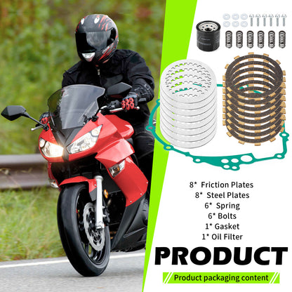 Clutch Friction and Steel Plates Kit for Yamaha R6S YZF-R6S (2006–2009)