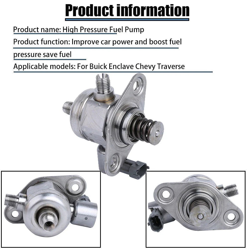 High Pressure Fuel Pump for Buick Enclave, Chevy Traverse 3.6L (2008-2017)
