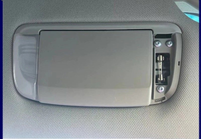 Front Sun Visor Vanity Mirror Lamp Light Cap for Toyota Tundra Sienna Avalon