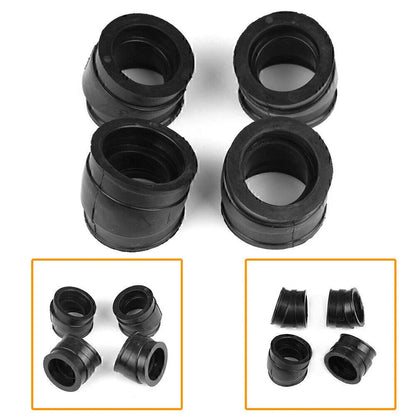 4Pcs Carburetor Intake Manifold Boot for Honda CB750C, CB750F, CB750K (1979-1982)