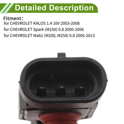 MAP Sensor for Chevrolet Kalos 1.4 16V (2003-2008)
