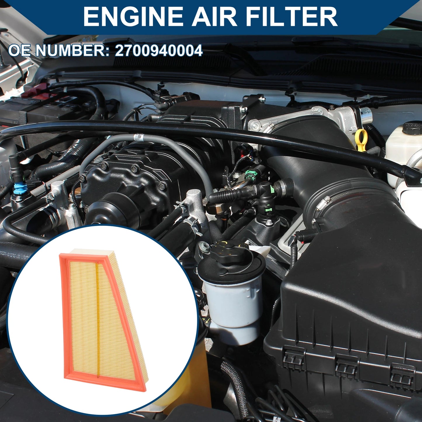 Engine Air Filter No. 2700940004 for Mercedes-Benz GLA250 (2015–2020)