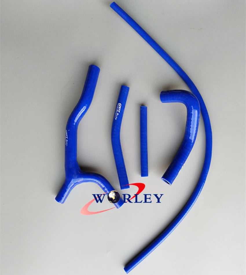 Silicone Radiator Hose for Suzuki RM125 (1992–1995) Black