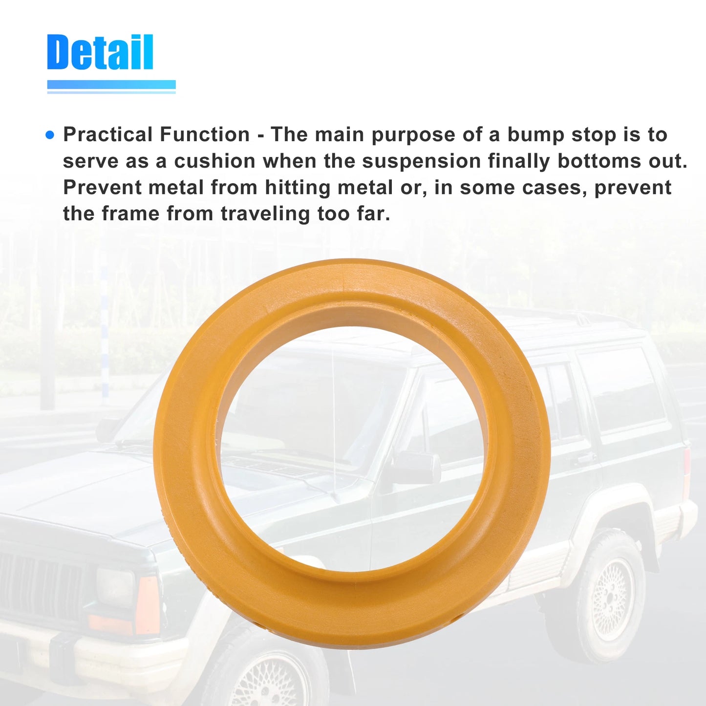 2 Pcs Rear Suspension Bump Stop for Porsche Boxster (2013–2016) No. 98133350401