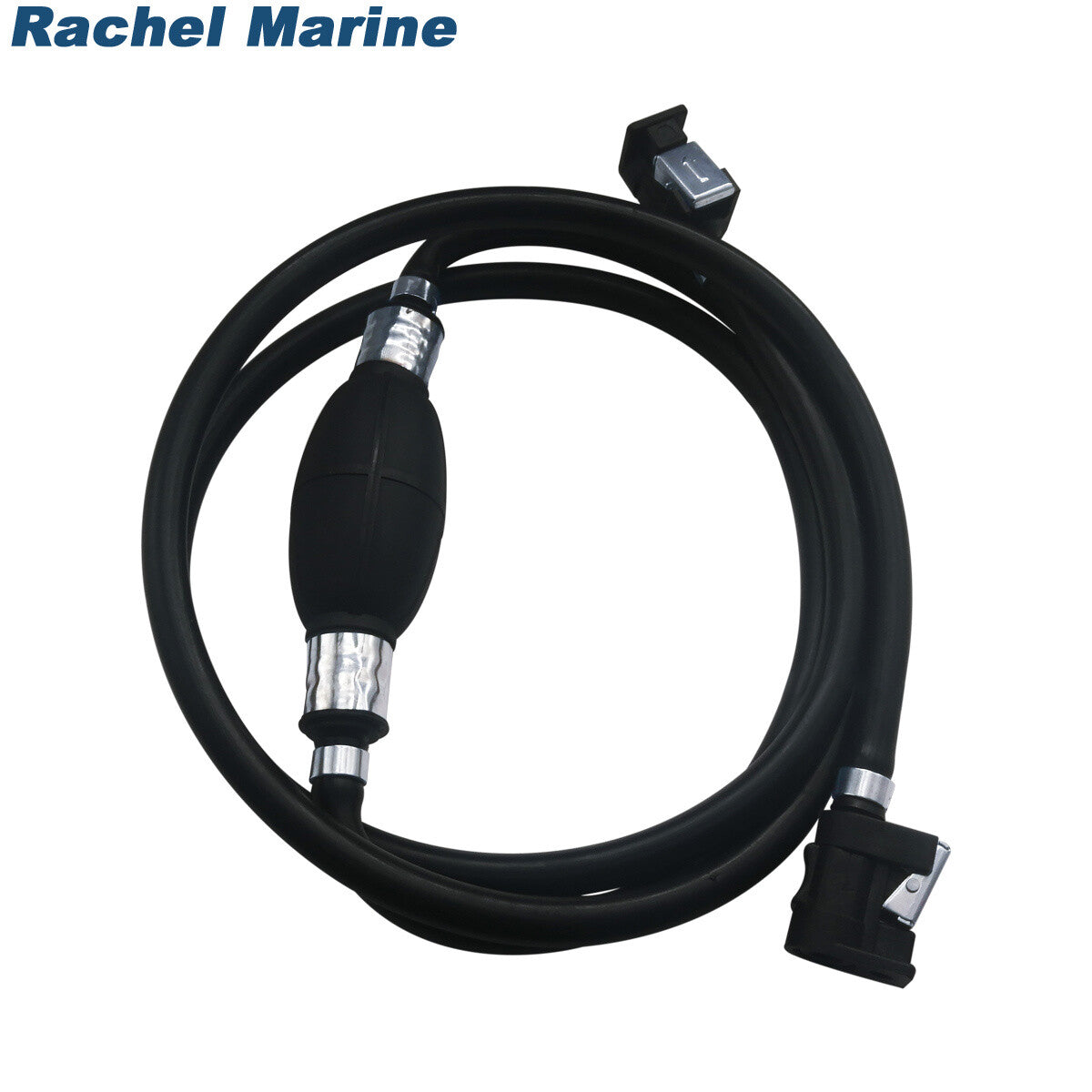 Fuel Gas Hose Line Assembly with Primer Bulb for Marine Outboard Motors