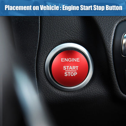 Start Stop Button Cover Trim Sticker for Mercedes-Benz E-Class (2017–2023)
