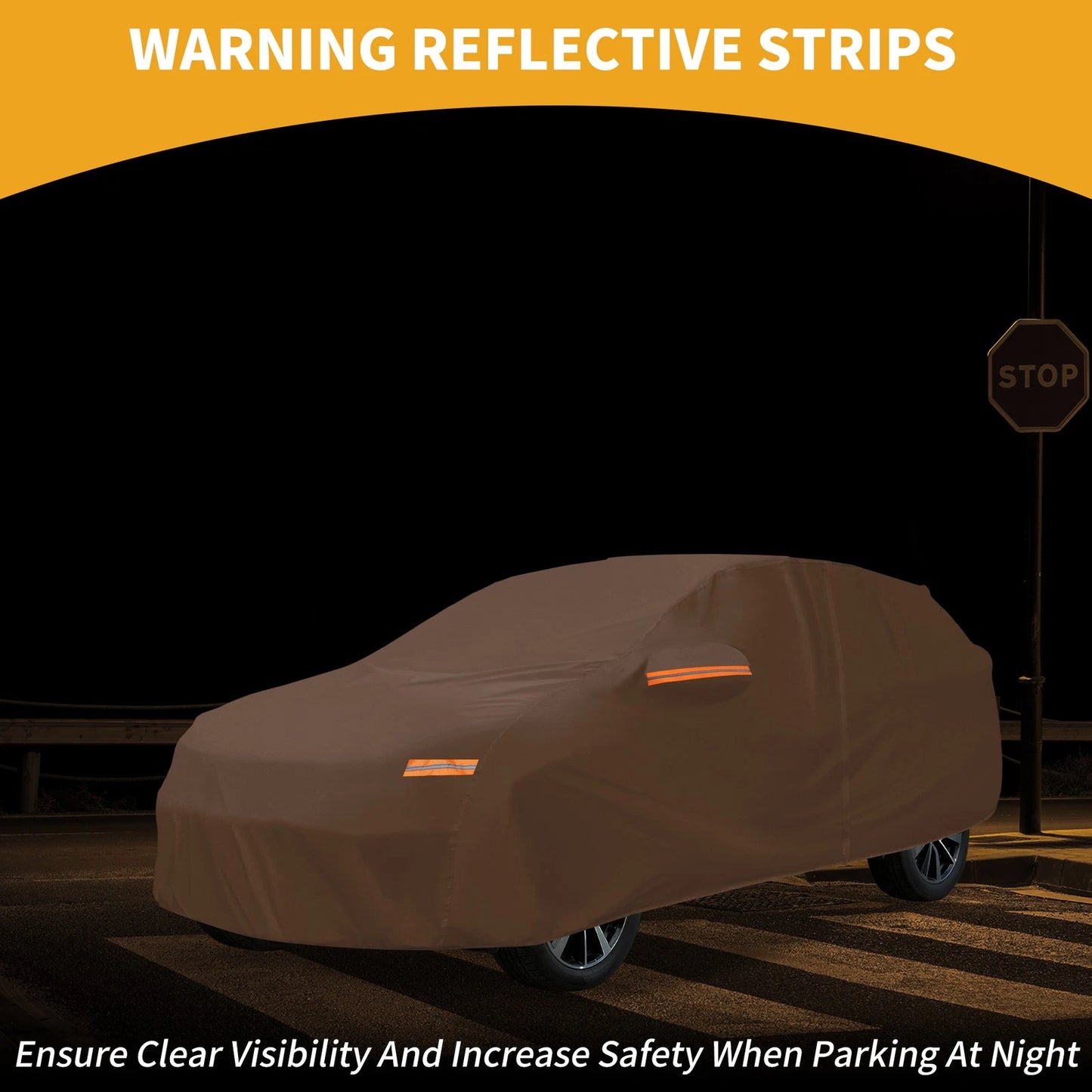 Waterproof Car Cover for Ford Escape (2013–2019) 210D-PU with Zipper