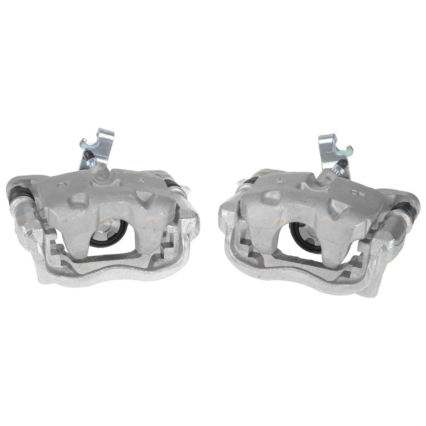 Set of 2 Rear Disc Brake Calipers and Pads for Mazda 3 (2014–2019)