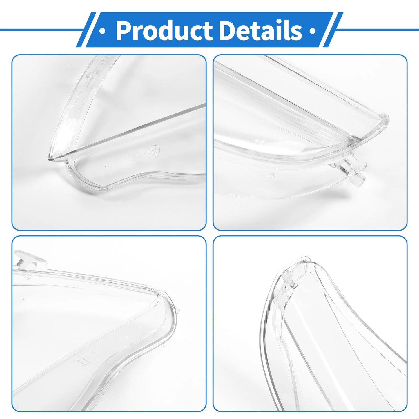 1 Pc Front Left Headlight Lens Cover for BMW 5 Series (2005-2010)