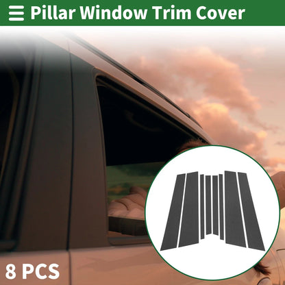 8 x Door Pillar Window Trim for BMW X3 (2018-2024)