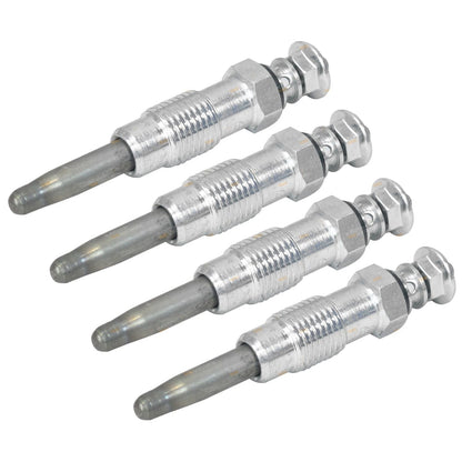 Set of 4 Double Coil Glow Plugs for Ford Transit (1986–2000)