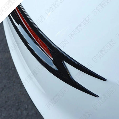 Glossy Black ABS Rear Bumper Reflector Cover for Honda Civic (2022)