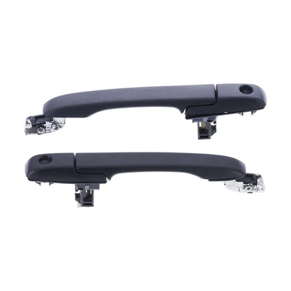 Set of 4 Door Handles for Honda CR-V (2001–2006) Black Front Rear