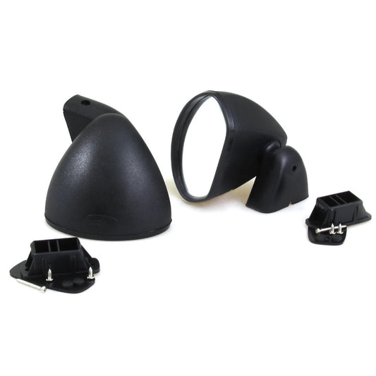 Door Mirror x2 Black for Mazda 323 RX2 RX3 R100 616 929 Luce 1970-1995