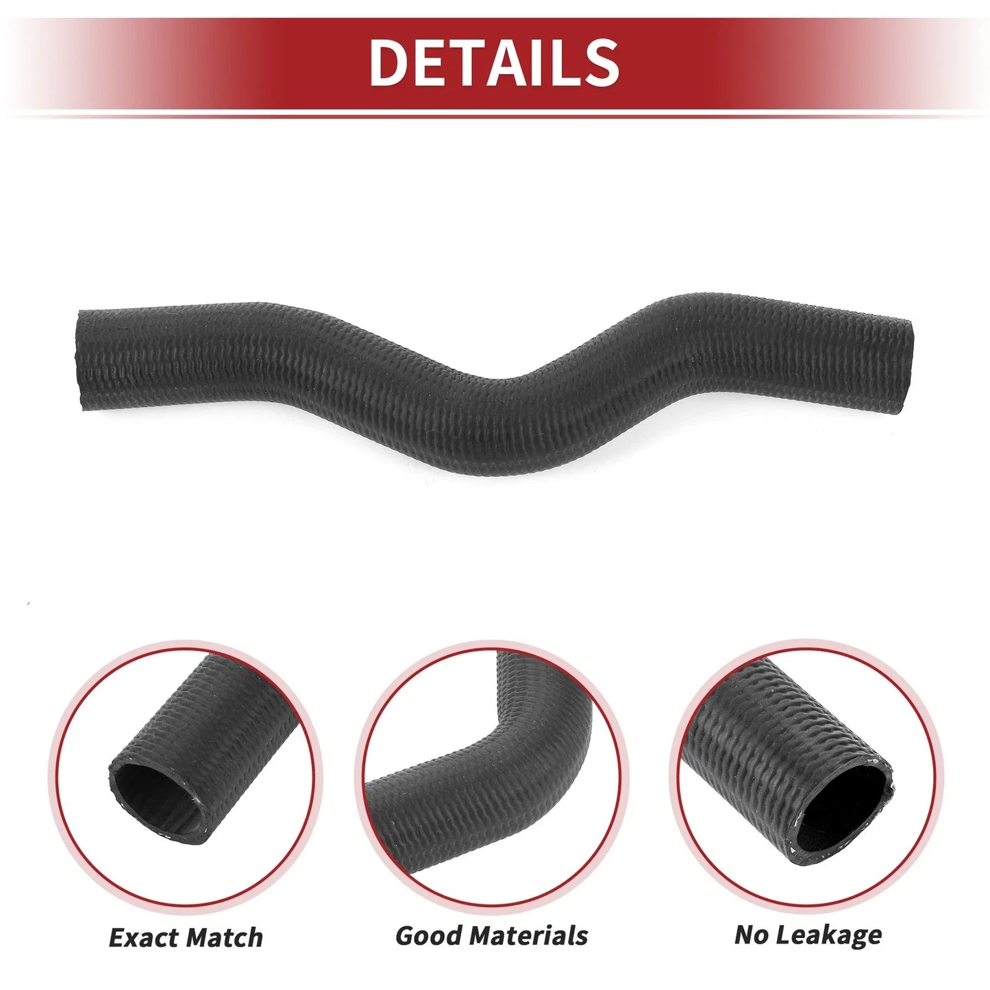 Radiator Hose for Honda Civic 1.7L Rubber Black (2001-2005)
