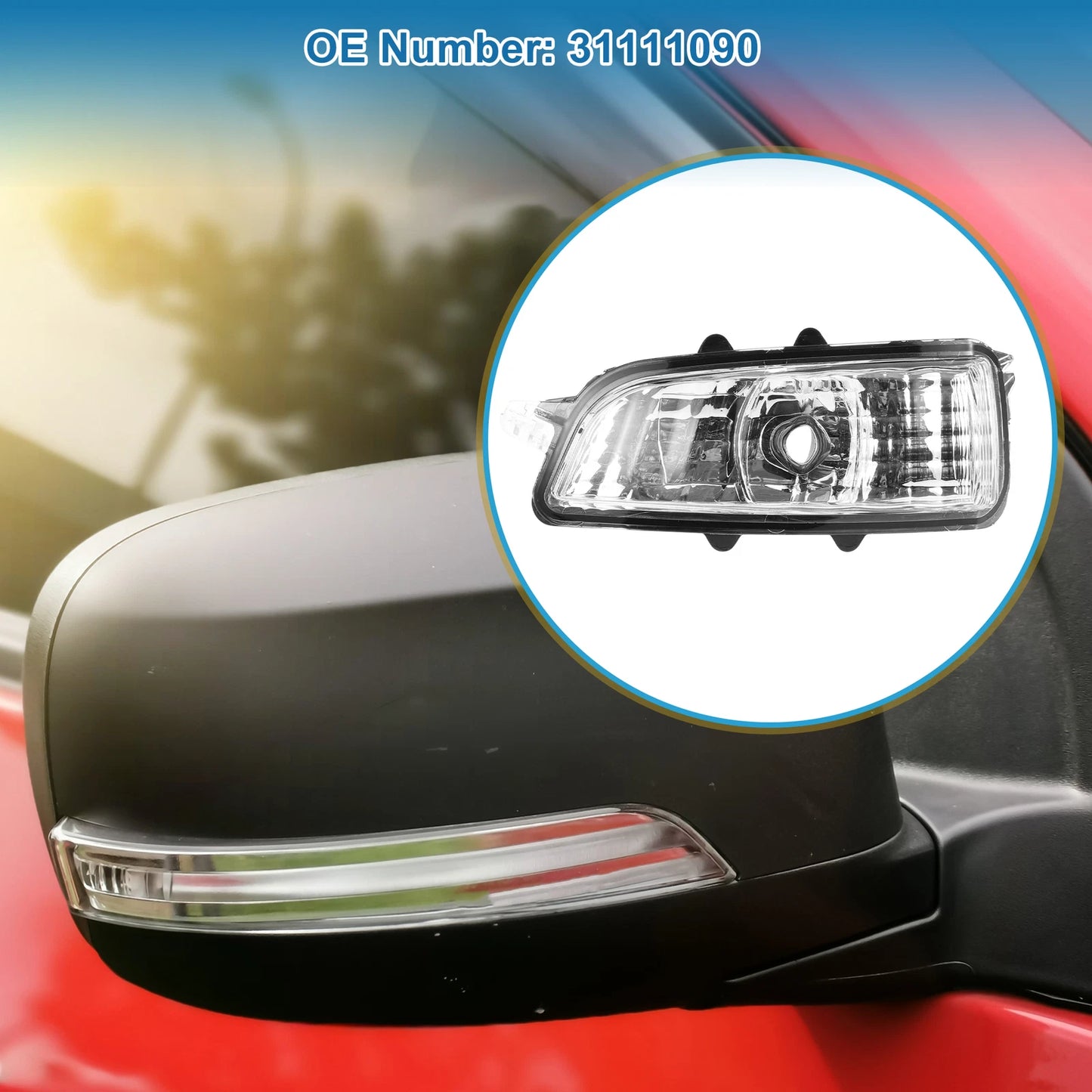 LED Turn Signal Light for Volvo S60 (2011–2018) No. 31111090