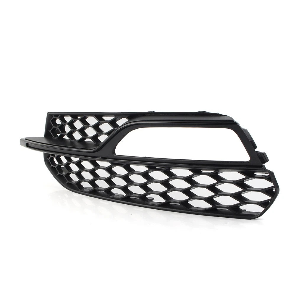 2X Front Bumper Honeycomb Fog Light Grille Cover for Audi A4 B9 SLine S4 (2016–2018)