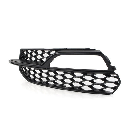 2X Front Bumper Honeycomb Fog Light Grille Cover for Audi A4 B9 SLine S4 (2016–2018)