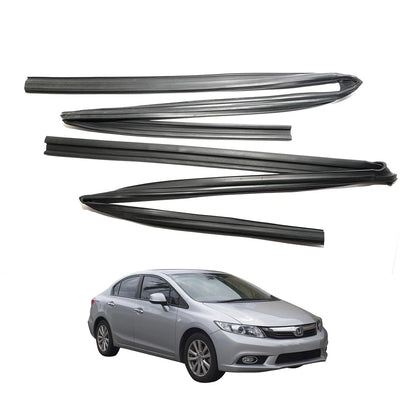 Rear Door Glass Run Channel for Honda Civic 4-Door (2012–2015)
