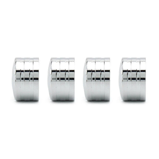 4 x Chrome Machined Head Bolt Cover Caps for Triumph T120 Thruxton (2016-2023)