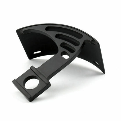 Curved Side Mount License Plate for Yamaha R1 (2004–2014) BLK A
