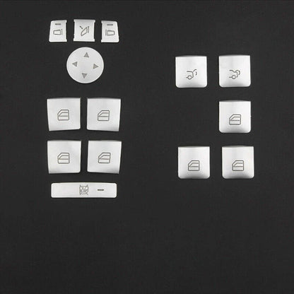 Button Switch Trim Accessories for Mercedes W204/W212 (2007–2013)