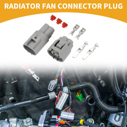2 Pin Radiator Fan Connector Plug for Toyota RAV4 (1994–2000)