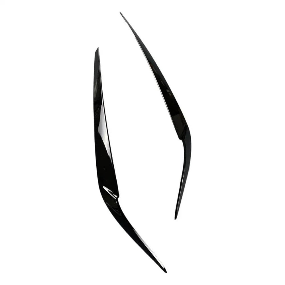Gloss Black Headlight Eyelid Trim for BMW 5 Series G30 2017-2023